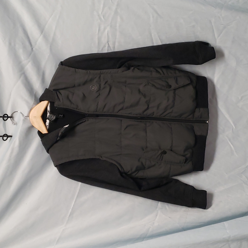 Black and Gray Lightweight Jacket